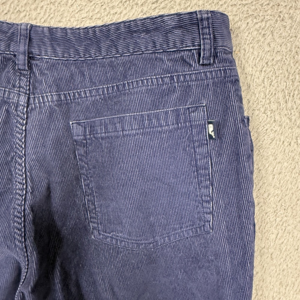 Vineyard Vines Pants Mens‎ 33x30 Blue Corduroy 5-Pocket Casual Cotton - Picture 6 of 12